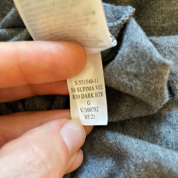 (SOLD) Banana Republic Supima Cotton V-Neck T-Shirt - Picture 9 of 11